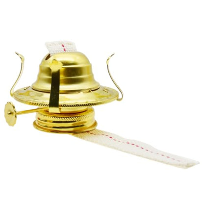 1 PCS Oil Lamp Replacement Burner Gold Oil Lamp Chimney Holder for Most Vintage Hurricane Lantern