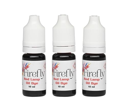 Firefly dye-3pk-red - Lamp Oil Dye - Red Colorant 3 x 10ml - color: Red
