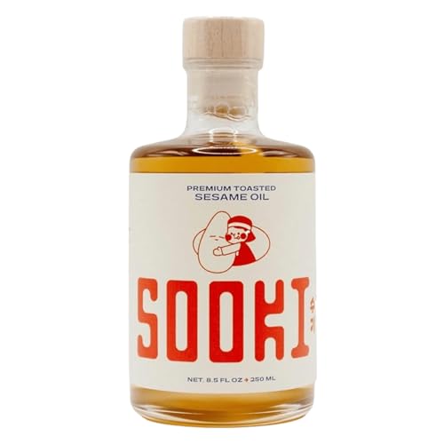 Sooki Premium Sesame Oil, 8.45 Fl Oz (250 ml), 1 Pack - size: 8.45 Fl Oz (Pack of 1)