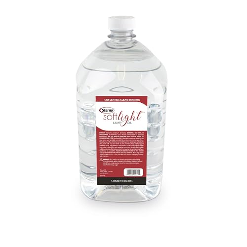 Sterno SoftLight Liquid Paraffin Lamp Oil, 1 Gallon