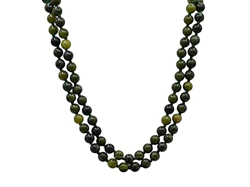Amazing Gemstone Green Jade Mala - Knotted - color: Green Jade, style: Knotted