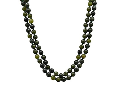 Amazing Gemstone Green Jade Mala - Knotted - color: Green Jade, style: Knotted