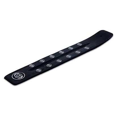 Bless-International Traditional-Handmade-Burner Wooden-Incense-Stick-Holder Ash-Catcher-Stand for-Aromatherapy-Meditation-Yoga (Black Strength) 10 Inches, Pack of 2 - color: Black Strength,10 Inch, size: Two Holders