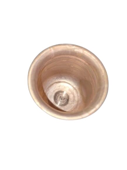 Copper Lota for Puja, Traditional Hindu Kalash Water Pot, Handcrafted Vessel, 200ml