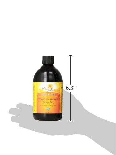 Toasted Sesame Oil Organic 16 Oz Artisanal, Great for Stir Fry, Curries Noodles, or As A Marinade