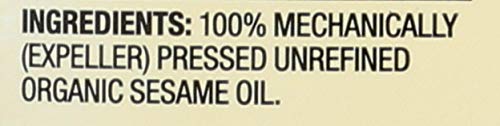 Spectrum Organic Sesame Oil, Unrefined 16 Oz - size: 16 Fl Oz (Pack of 1)