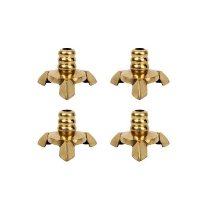 Putrika Traditional Handicrafted Brass Wick Holder|Thiri Stand|Batti Stan |Wick Sustainer Candle Wick Holder|Cotton Wick Holder for Pooja Fits in All Type Diyas - Wick Holder (Big, 4)