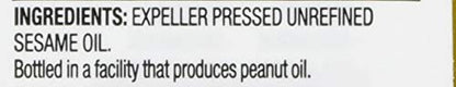 Spectrum Culinary Unrefined Sesame Oil, 16 Fl Oz