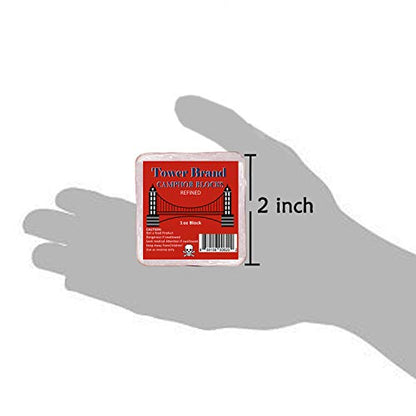 ELP ESSENTIAL Tower Brand Camphor Blocks Refined 1oz 16 Tablets