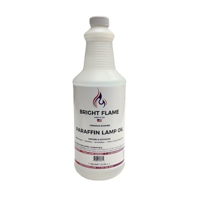 BVV Bright Flame High Purity Paraffin Lamp Oil - Smokeless, Clean Burning, Kosher, 99.5% Pure Bulk Size 5 Gallon - size: 5 Gallon