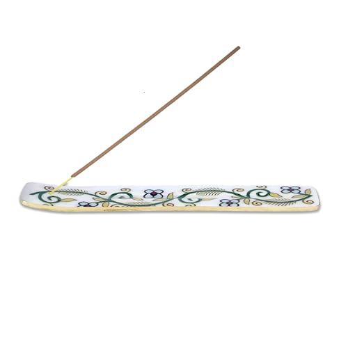 Yajna Traditional-Handmade-Burner Wooden-Incense-Stick-Strip-Holder Ash-Catcher-Stand for-Aromatherapy-Meditation-Yoga (Inner Peace) 10 Inches, Pack of 1 - color: Inner Peace,10 Inch, size: One Holder