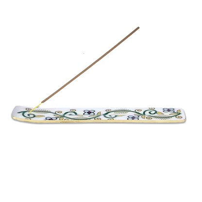 Yajna Traditional-Handmade-Burner Wooden-Incense-Stick-Strip-Holder Ash-Catcher-Stand for-Aromatherapy-Meditation-Yoga (Inner Peace) 10 Inches, Pack of 1 - color: Inner Peace,10 Inch, size: One Holder