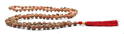 Amazing Gemstone 108 Beads Handmade Mala (Knotted, Rudraksha) - color: Rudraksha, style: Knotted