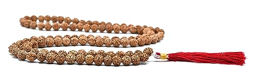 Amazing Gemstone 108 Beads Handmade Mala (Plain, Rudraksha) - color: Rudraksha, style: Plain