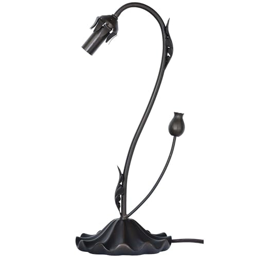 Bieye B10697 Pond Lily Table Lamp Base Replacement (1-Light) - size: 1-Light