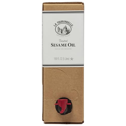 La Tourangelle Toasted Sesame Oil for Cooking, Dressings, Sauces, 169 fl oz - size: 169 Fl Oz