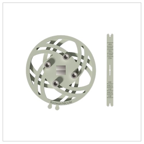 BOOWAN NICOLE Universal Wick Centering Setter Tool for Candle Making - Center & Set Wicks in 1 Second, Wick Holder for Most Candle Jar & Refill Sizes (Pro A0399*1) - size: Pro A0399*1