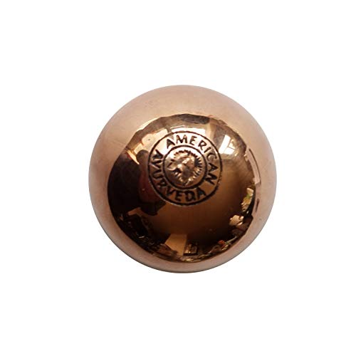 Pure Copper Ball, Bring Integrity and Clear Thinking with Natural Energy Meditation Dia Orb Sphare, Get Mental Agility Grounding Movement Therapy with Copper Orb - 2 Inch 1 Ball - size: 2 Inch (Pack of 1)