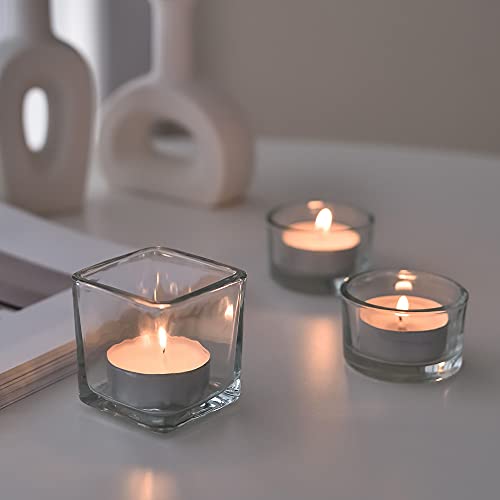 COCODOR Scented Tealight Candles/Black Cherry / 25 Pack / 4-5 Hour Extended Burn Time/Made in Italy, Cotton Wick, Scented Home Deco, Fragrance, Mother's Day - color: Black Cherry, size: Tealight 25P