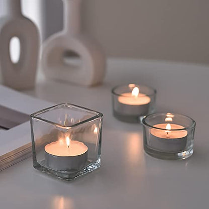 COCODOR Scented Tealight Candles/Winter Jasmine / 25 Pack / 4-5 Hour Extended Burn Time/Made in Italy, Cotton Wick, Scented Home Deco, Fragrance, Mother's Day - color: Winter Jasmine, size: Tealight 25P
