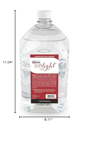 Sterno SoftLight Liquid Paraffin Lamp Oil, 1 Gallon