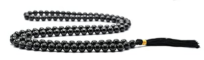 Amazing Gemstone Black Tourmaline Mala Beads - 108 Prayer Beads for Meditation and Mindfulness Practice, Handcrafted Mala Beads with Natural Gemstones for Spiritual Healing and Relaxation(Plain) - color: Black Tourmaline, style: Plain