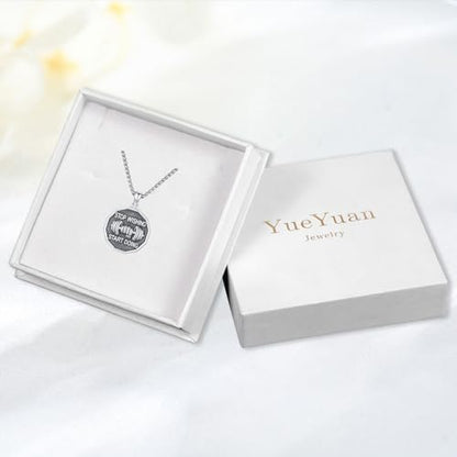 Coexist Necklace 925 Sterling Silver Yin Yang/Star of David Pendant World Religions Harmony Necklace Religion Jewelry Gift for Men - style: Dumbbell