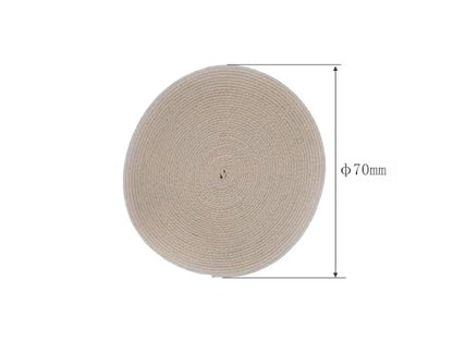 7/8" Inch Lamp Wick or Lantern Wick -Flat Cotton Oil Wicks for Hurricane Lamp or Kerosene Based Lanterns and Candle Burners，Red Stitch 13ft/ 2 Rolls - size: 7/8" -13feet(4m)