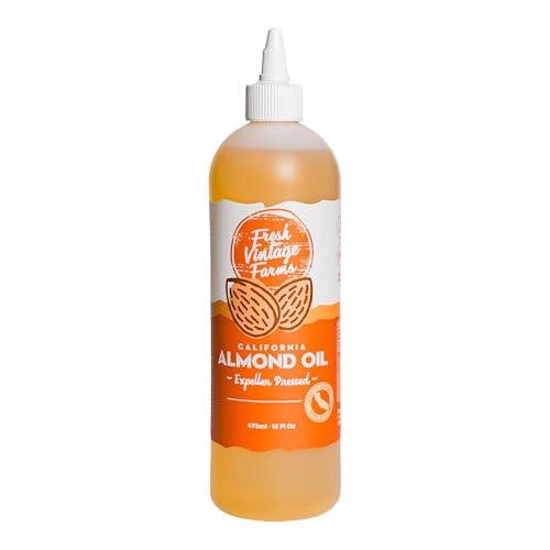 Fresh Vintage Farms Expeller Pressed Almond Cooking Oil - 16 Fl Oz, Pack 1 - size: Pack of 1