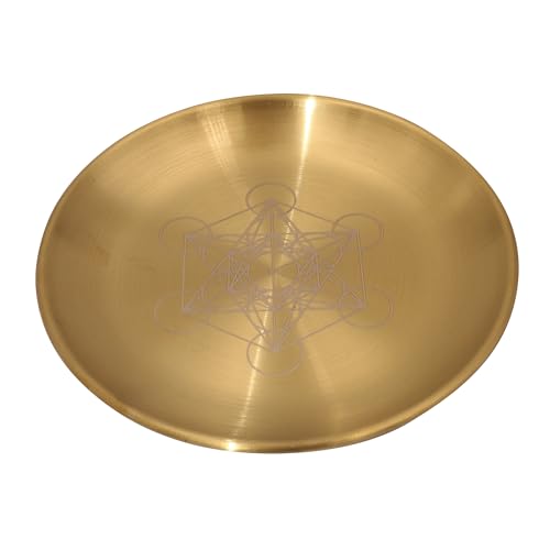 Offering Bowl Prayer Ritual Plate Great for Altar use, Ritual use, Incense Burner, Smudging Bowl, Decoration Bowl, Offering Bowl (Metatron) - style: Metatron