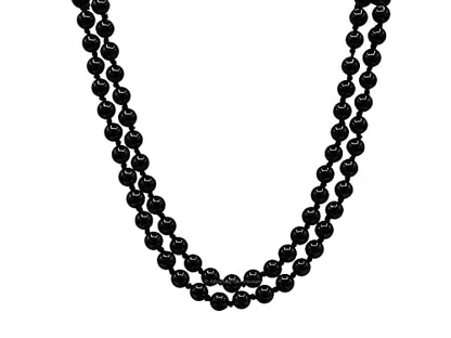 Amazing Gemstone Black Tourmaline Mala Beads - 108 Prayer Beads for Meditation and Mindfulness Practice, Handcrafted Mala Beads with Natural Gemstones for Spiritual Healing and Relaxation (Knotted) - color: Black Tourmaline, style: Knotted