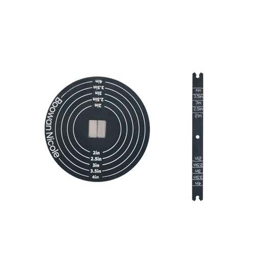 BOOWAN NICOLE Universal Wick Centering Setter Tool for Candle Making - Center & Set Wicks in 1 Second, Wick Holder for Most Candle Jar & Refill Sizes (A0352), Black - size: A0352*1