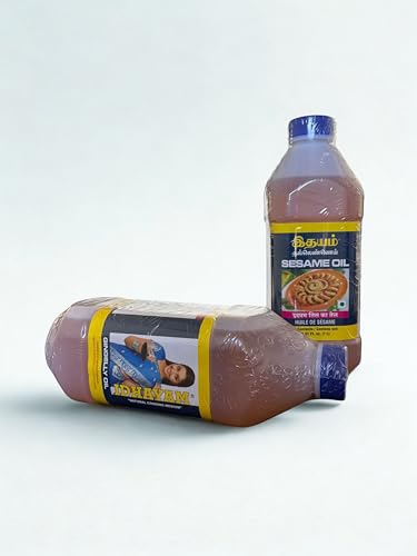 Sesame/Gingelly Oil 1ltr (33.8 Oz) * 2 Pack*