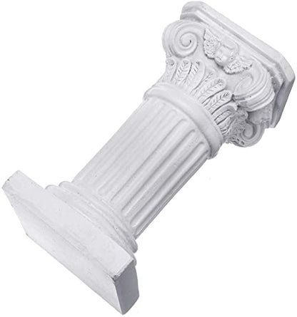 Mini Roman Pillar Greek Columns Resin Roman Column Classic Greek Statues Office Desktop Decor Architectural Sculpture Wedding Table Decoration Home Garden Ornament