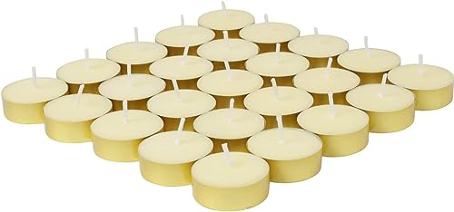 Welburn Veda&Co™ Pack of 50 Tealight Ghee Butter Lamp Candle Set, Upto 4 Hours Burning Time, Pure Cow Ghee Unscented Clarified Butter Paraffin Free Tealight Candles for Meditation, Rituals, Diwali - size: Pack of 50