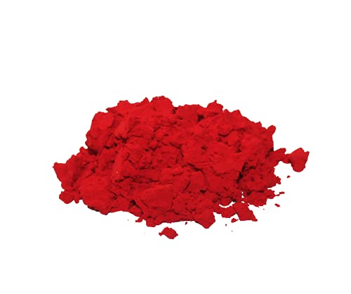 Indian Dark Red Pure Kumkum Powder (Sindoor, Kumkuma, Kum Kum) For Makeup, Pooja And Other Hindu Rituals (Dark Red, 1.77 Ounces)