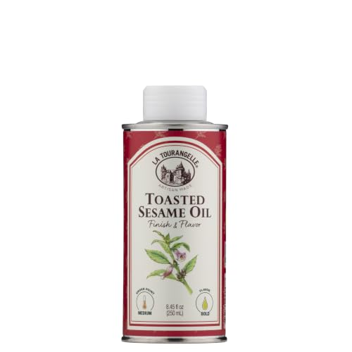 La Tourangelle, Toasted Sesame Oil, Great for Cooking, Add to Noodles, Stir-Fry, Vegetables, Vinaigrettes, and Marinades, 8.45 Fl Oz - size: 8.45 Fl Oz