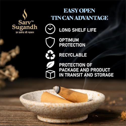 Premium Dhoop Cones | Handmade with Natural Ingredients | Charcoal-Free | Long Lasting Pure Aroma for Pooja, Meditation & Aromatherapy (Sandalwood)