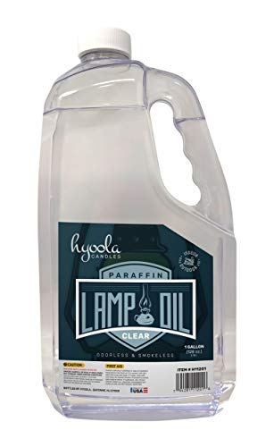 HYOOLA 1-Gallon Liquid Paraffin Lamp Oil - Clear Smokeless, Odorless, Ultra Clean Burning Fuel for Indoor and Outdoor Use - Highest Purity Available - 6 Pack - size: 6 Pack