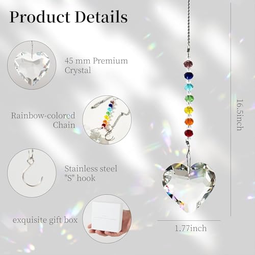 Hegelda Sister Birthday Gifts Crystal Suncatcher Christmas Ornaments - color: Sister