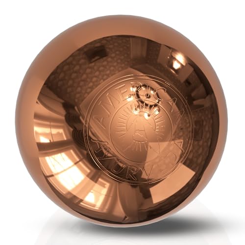 Copper Ball. Copper Metal Ball, Bring Integrity and Clear Thinking with Natural Energy and Meditation Crytal Sphare, Get Mental Agility Grounding Movement Therapy - 1.1 inches - size: 1.1 Inch 1 Ball