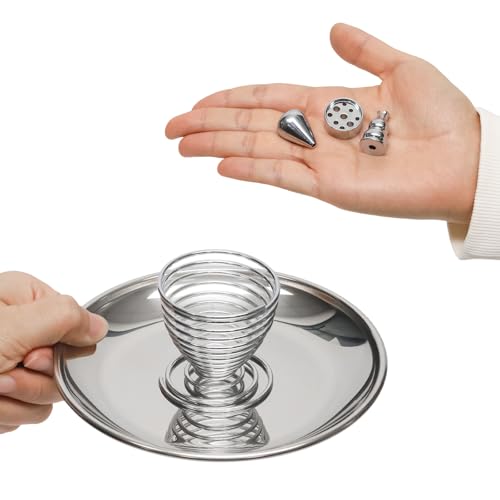 5 in 1 Incense Burner, 5.51 Inch Incense Holder Set - color: Silver, size: 5 in 1