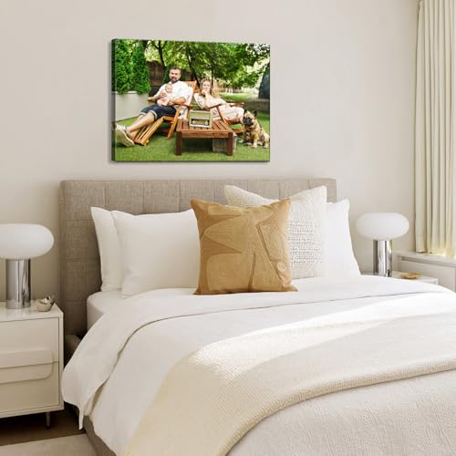 Custom Canvas Prints with Your Photos, Personalized Wall Art for Home Decor - size: 14"L x 11"W