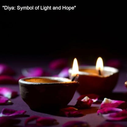 Clay Diya Diwali Diyas for Puja [33 Pcs] Diya Lamp for Pooja with Cotton Wicks - Diwali Decoration for Home - Mitti Earthern Terracotta Diya - Indian Gift Items Hashcart®