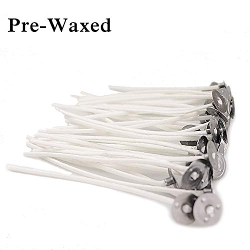 EricX Light 100 Piece Cotton Candle Wick,3.5" Pre-Waxed & Cotton Core,for Candle Making,Candle DIY (Pack of 2) - size: 3.5 inch (Pack of 2)
