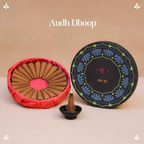 Boond Fragrances Dhoop - Pure Agarwood Incense Cones (Oudh)