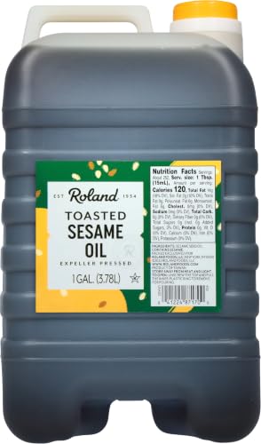 Roland, Foods Toasted Sesame Oil, 8 lbs - size: 128 Fl Oz (Pack of 1)