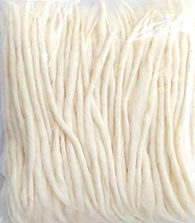 Pooja Cotton Wicks Hand Made Cotton Wicks Long Wicks or Diya Batti for Pooja Religious Akhand Oil Lamp Hindu Mandir Pooja