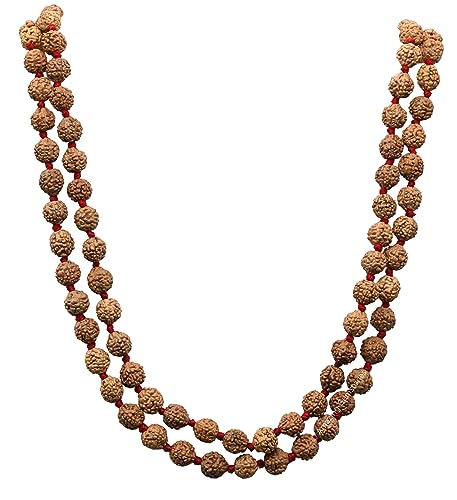 Amazing Gemstone 108 Beads Handmade Mala (Knotted, Rudraksha) - color: Rudraksha, style: Knotted