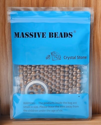 8mm Massive Beads Natural Wooden Round Loose Beads Jewelry Making with Thread 200 PCS(Thuja Wood, 8mm) - color: Thuja Wood, size: 8mm